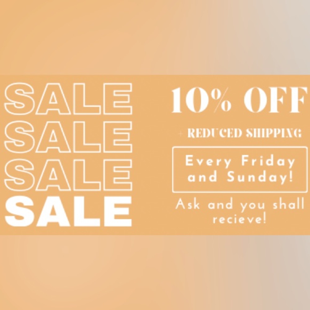 Sale! Sale! Sale!